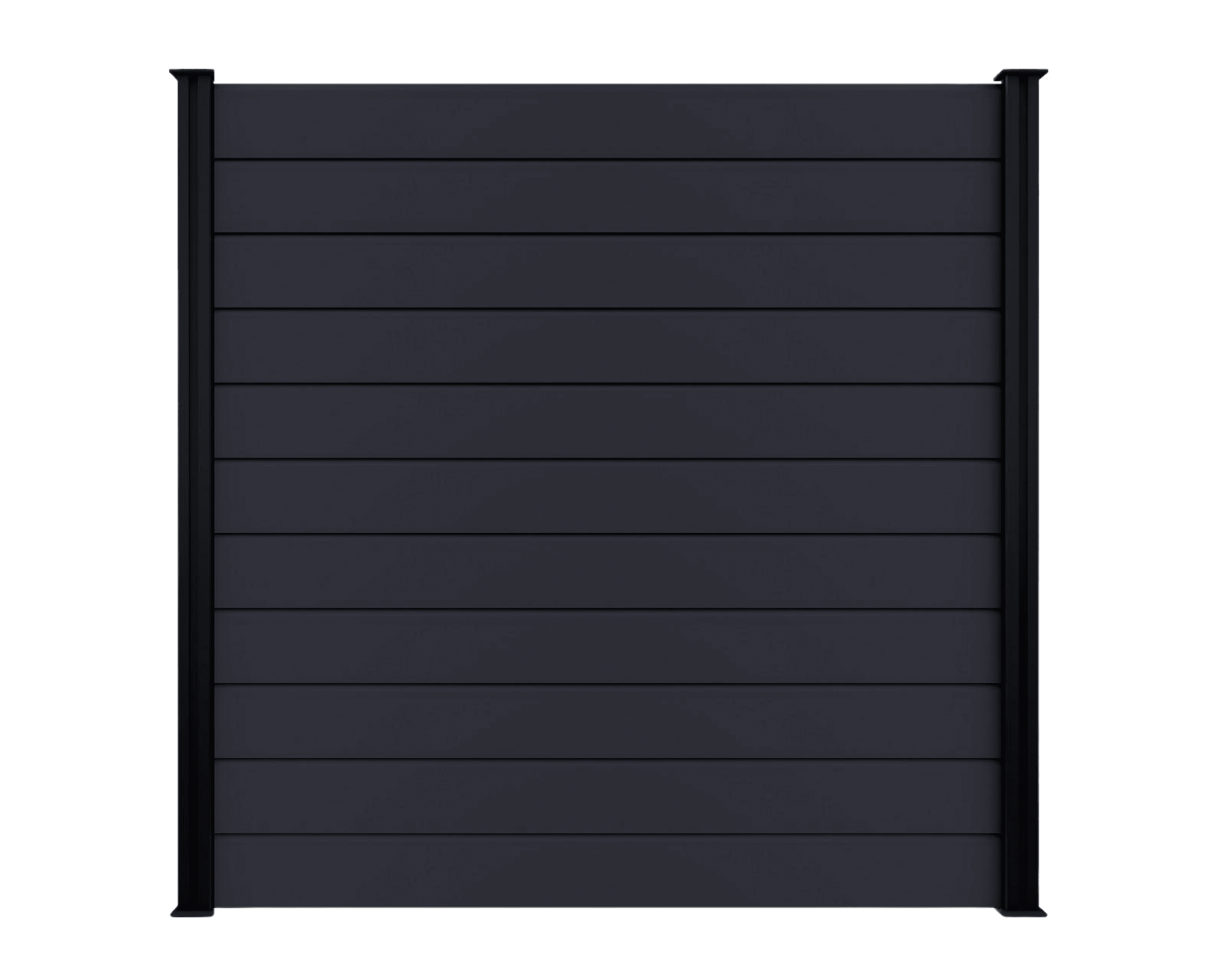 Aluminium Horizontal Slat Privacy Fence -  - Via Fortis Aluminium Fencing